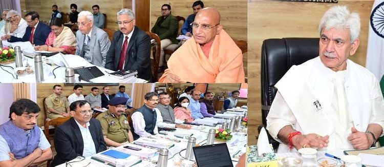 Lt Governor Shri Manoj Sinha chairs 44th meeting of Shri Amarnathji Shrine Board for hassle-free pilgrimage