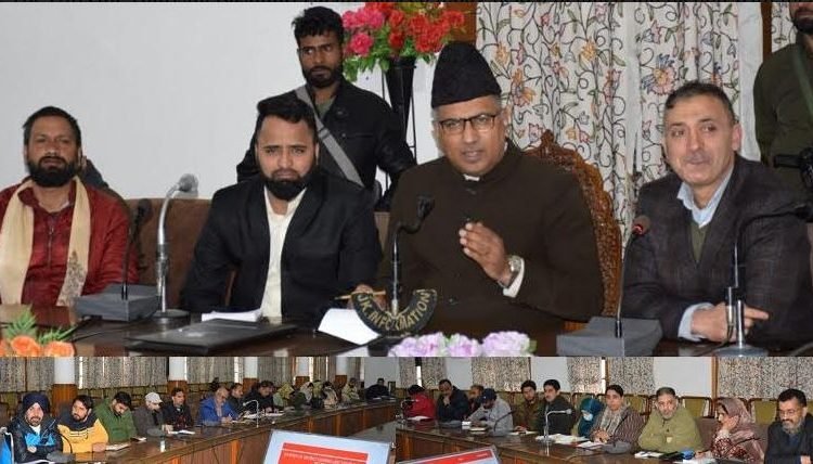 MP Khatana reviews development activities in Srinagar district