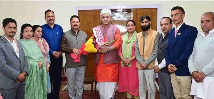 PRI Representatives from Udhampur, several deputations call on Lt Governor