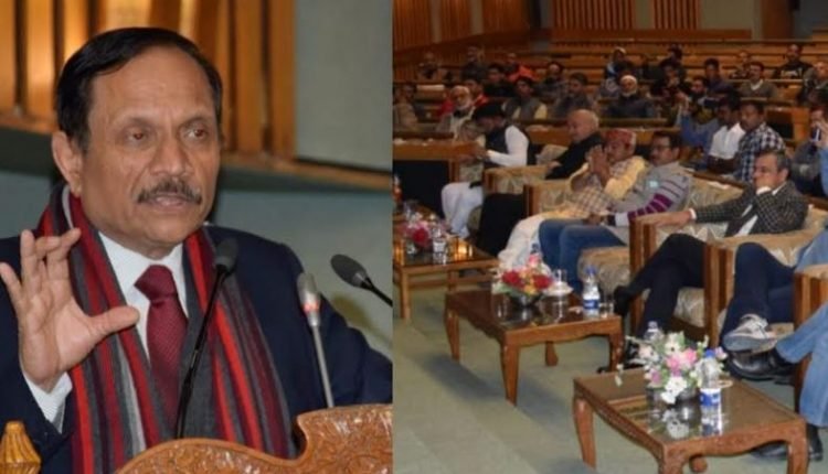 Advisor Bhatnagar addresses mega meet of All India Transporters at SKICC