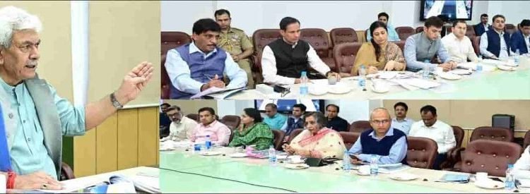 Lt Governor chairs review meeting of the Department of Industries & Commerce