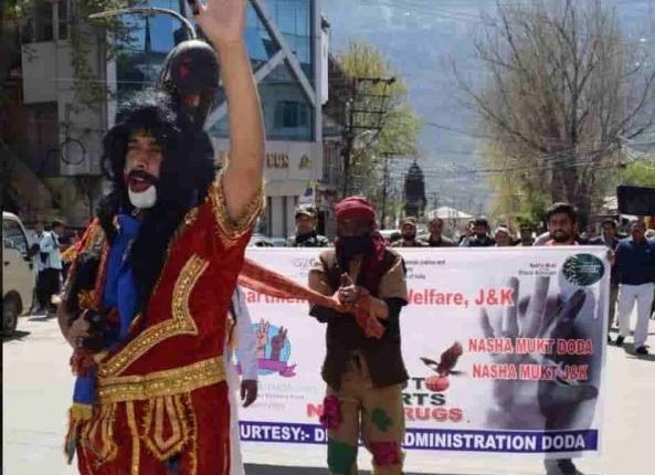 Nasha Mukt Bharat Abhiyaan : Skits, Nukad Nataks held across Doda town