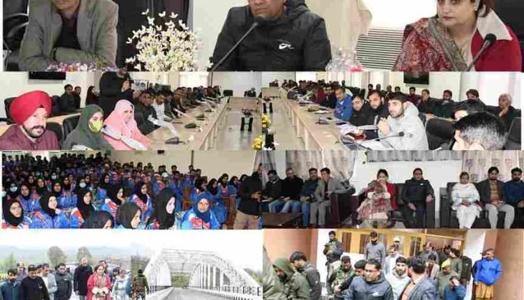 Principal Secretary visits Gbl, inspects progress on transit accommodation Wandhama, BDC building Gangerhama