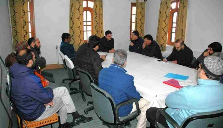 Director H&H Kashmir holds meeting for setting up Pashmina Wool Bank under PWDS