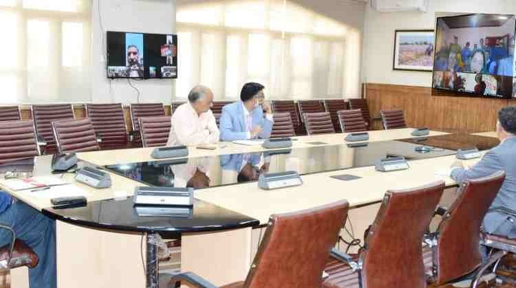 CS Dr. Mehta virtually participates in panchayat level convergence meetings held across the UT
