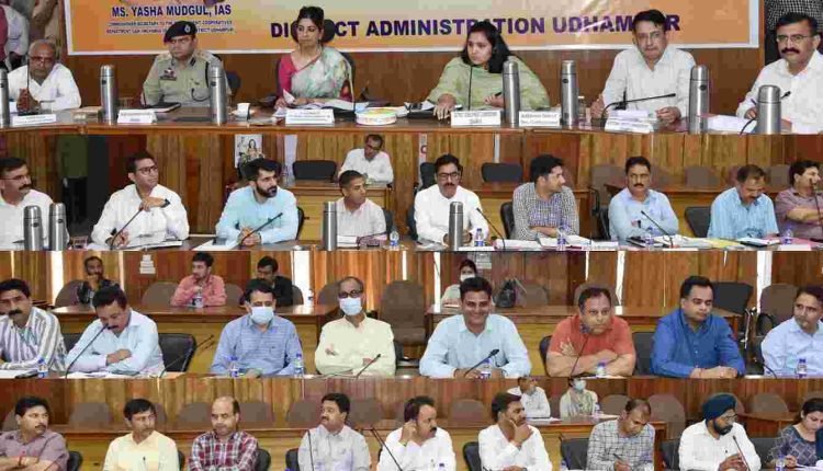Yasha Mudgul reviews development scenario at Udhampur