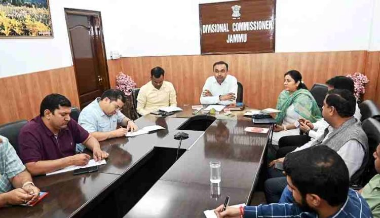 Div Com Jammu Ramesh Kumar reviews preparations for Investors meet