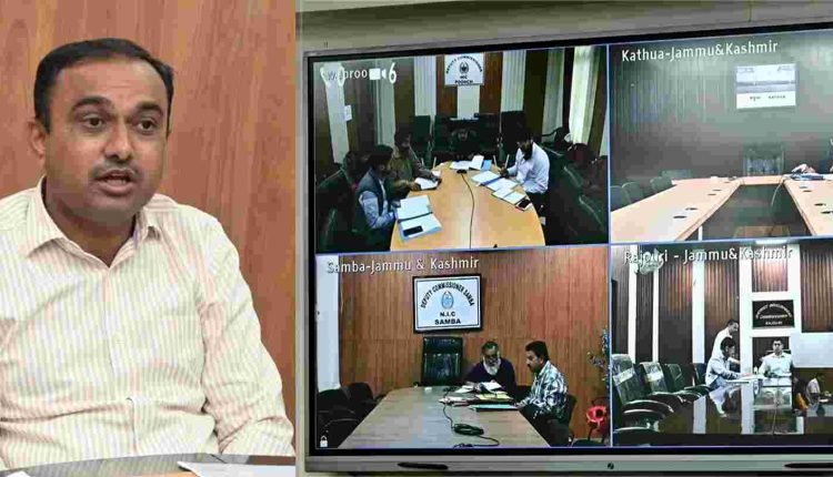 Div Com Jammu reviews progress on Special Summary Revision in districts