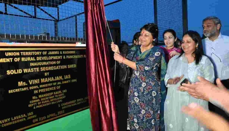 Union Secretary DDWS visits several villages of Jammu division, takes stock of drinking water, sanitation issues