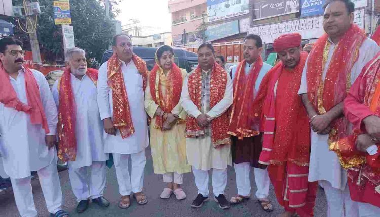Punrima, Sat participate in Shoba Yatra of Sukrala Mata