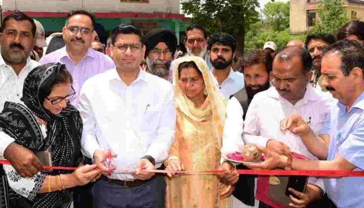 DDC Rajouri lays foundation stone of Water Supply Scheme Brevi under Jal Jeevan Mission