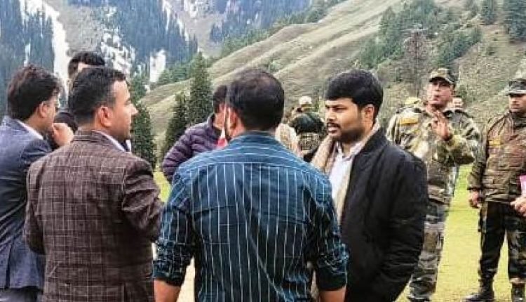 DC Kishtwar Dr. Devansh Yadav conducts site inspection to review preparation for Sinthan Festival  