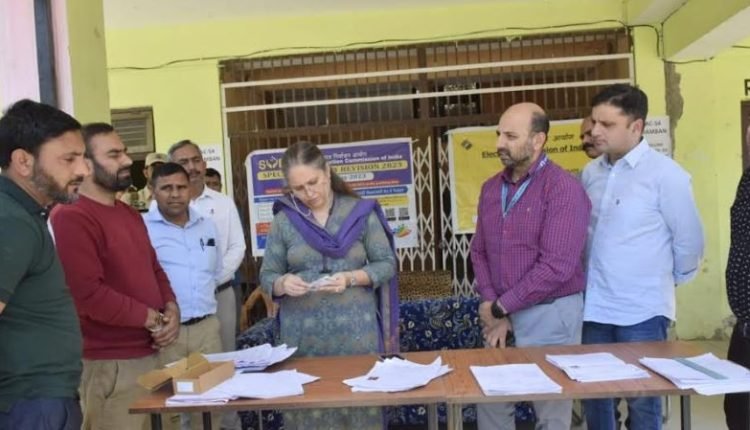 Sheetal Nanda tours Ramban, inspects polling stations as Roll Observer