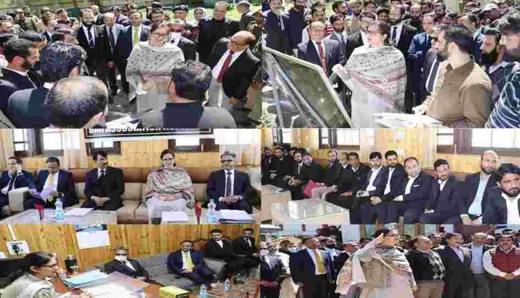 Justice Sindhu Sharma visits Kupwara; reviews functioning of Court Complex Kupwara