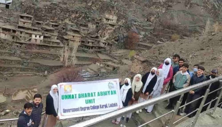 Exploring the Rich Cultural Heritage of Hundurmaan: A Tour by GDC Kargil Students