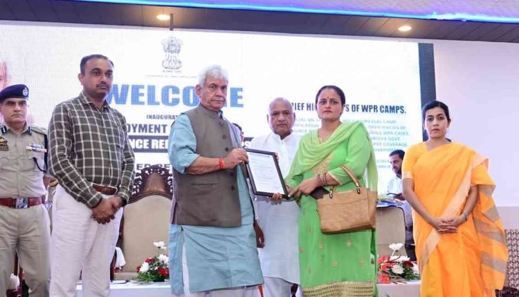 Lt Governor Manoj Sinha Ensures Land Ownership Rights to West Pakistani Refugees in J&K
