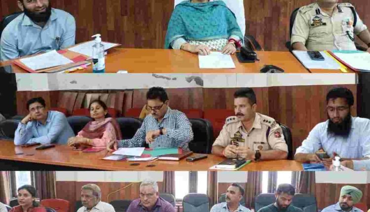 DC Babila Rakwal chairs 10th NCORD Committee meeting at Reasi