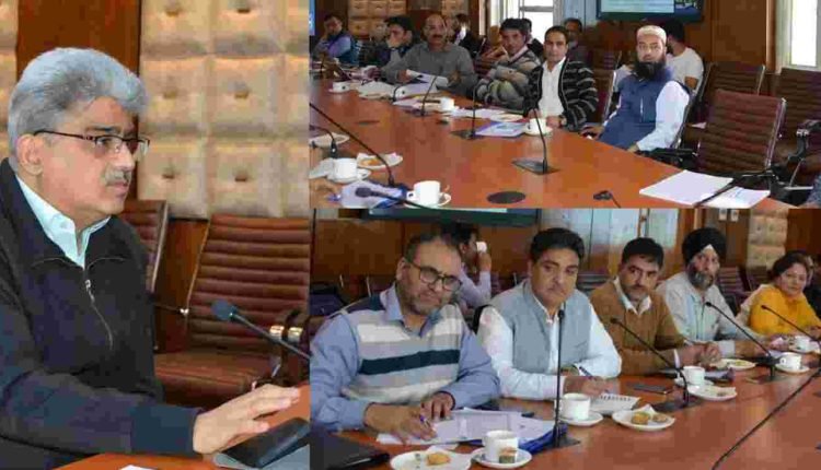 Dulloo reviews implementation of HADP;Says initiative will significantly improve quality, quantity of produce in JK