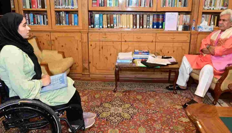 International Wheelchair Basketball Player calls on Lt Governor