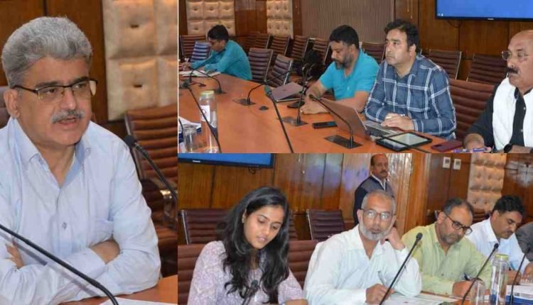 Atal Dulloo chairs meeting regarding strengthening of Project Monitoring Unit of HADP