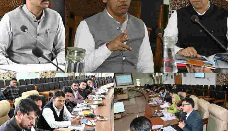 Div Com Kashmir reviews progress on Special Summary Revision at Anantnag & Kulgam