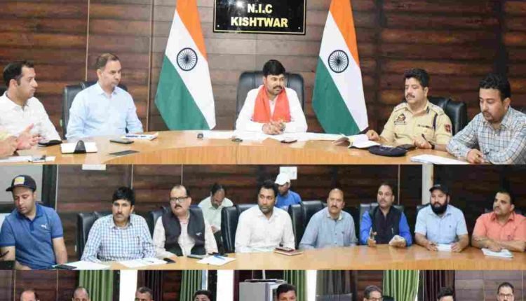 Kishtwar Administration starts arrangements for Shri Hudh Mata Trisandhiya Yatra, Dachhan
