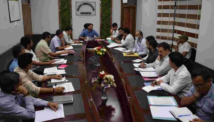 DC reviews implementation of Agriculture, allied sectors schemes at Udhampur
