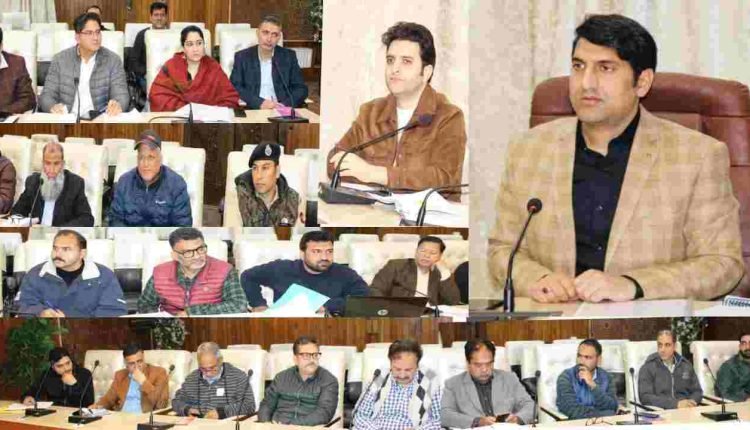 DC Srinagar finalizes Action Plan of Rs 33.0 Cr under National Clean Air Programme (NCAP)