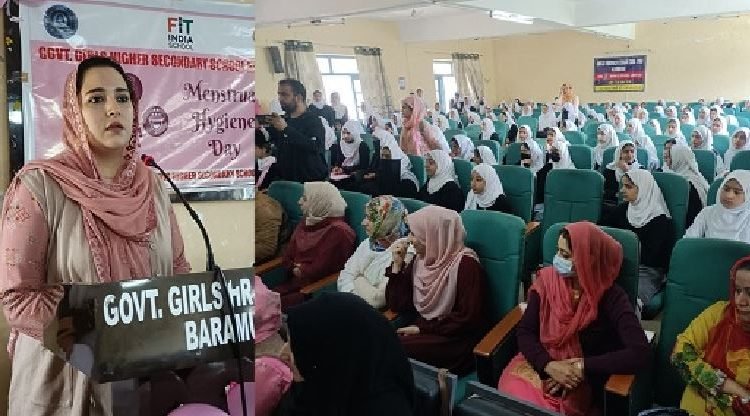 DC B'la presides over the programme; urges Girl students to adopt hygienic methods