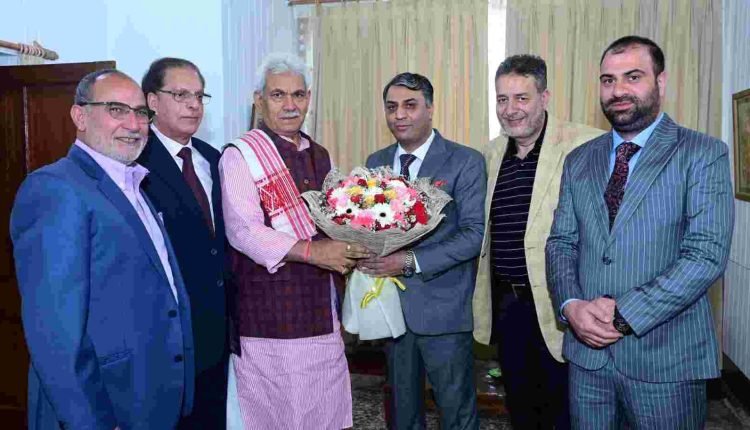 Enhancing Business Growth: Lt Governor Engages with Kashmir Chamber of Commerce and Industry
