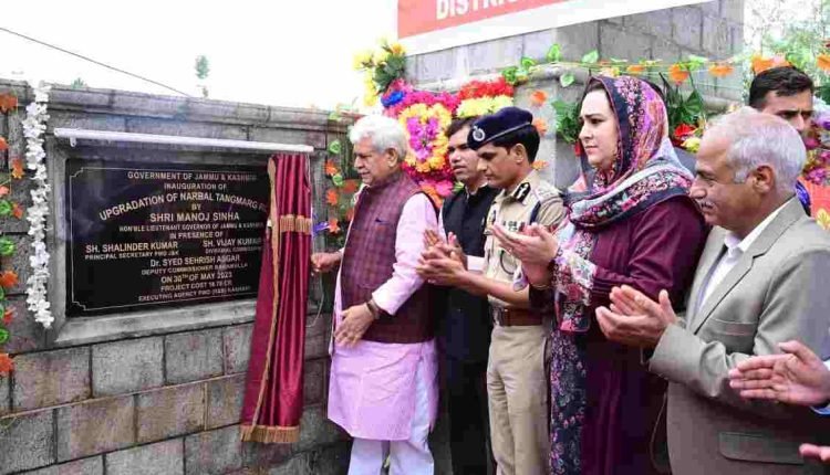 Lt Governor inaugurates several key infrastructure projects in Baramulla