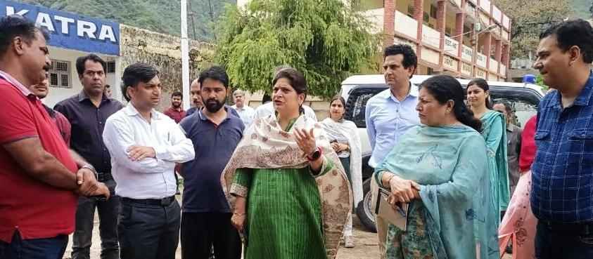 DDC Reasi conducts extensive tour of Block Katra; inspects development works