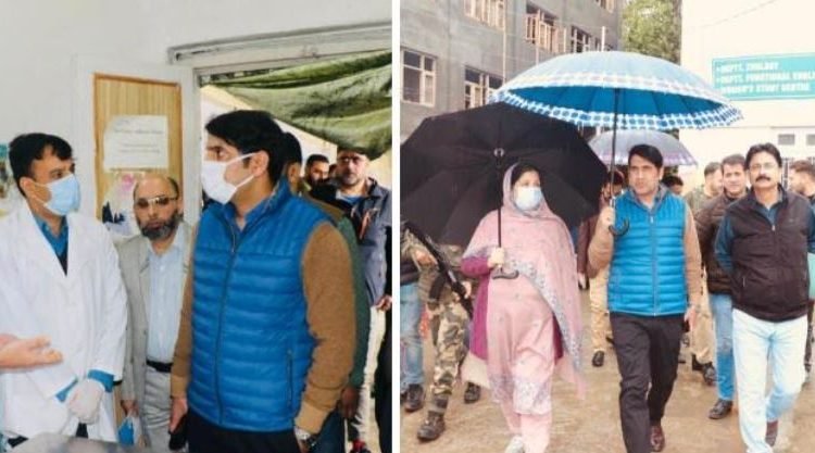DC Srinagar Mohammad Aijaz Asad conducts tour of ongoing major projects in the city