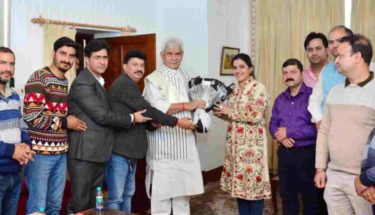 All Minority Employees Association Kashmir calls on Lt Governor Manoj Sinha