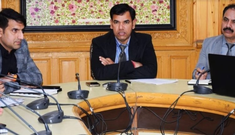 Div Com Kashmir chair meeting regarding Army Recruitment in Srinagar