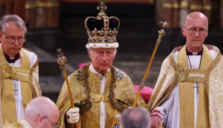 Crowning of King Charles III at Westminster Abbey in the Ancient Rite