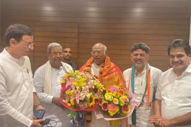 Congress Chief Kharge will extend invitations to opposition leaders for the swearing-in ceremony to the newly formed Karnataka government