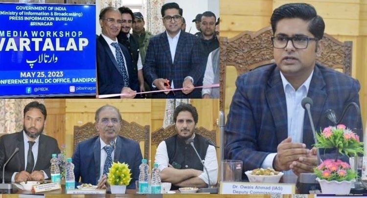 PIB Srinagar organizes Media Workshop ‘Vartalap’ at Bandipora