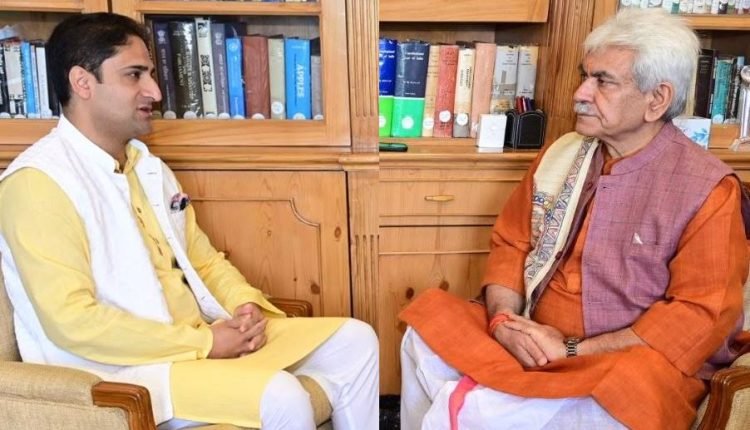 Mayor SMC, DDC Member calls on Lt Governor Manoj Sinha 