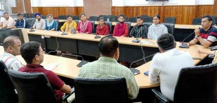 DC Jammu holds introductory meeting with C-DYTE new appointees