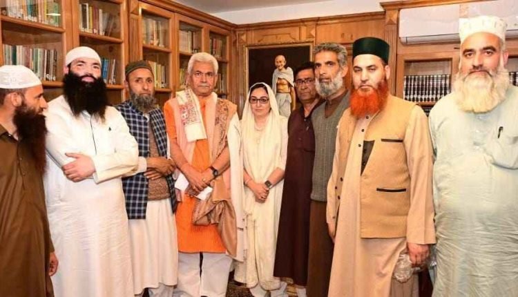 Religious Leaders' Delegation, Led by Dr. Darakhshan Andrabi, Meets Lieutenant Governor to Discuss Matters of Public Importance