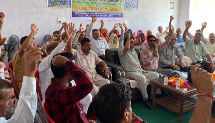 RK Kalsotra Takes Center Stage at 11th Round Table Conference on Dalit, OBC, and Minority Rights