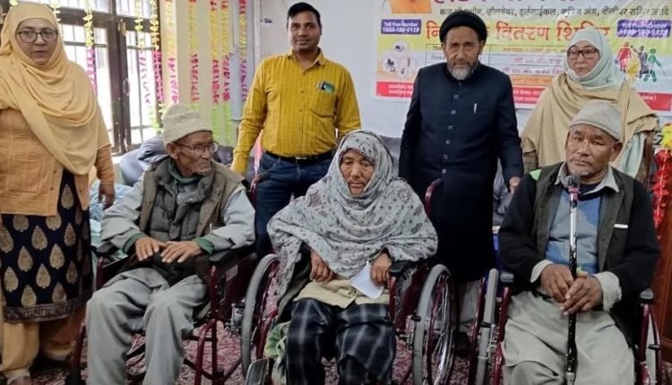 SWD Kargil, ALIMCO organize Aids and Appliances distribution camp in Kargil under ADIP scheme of GoI 