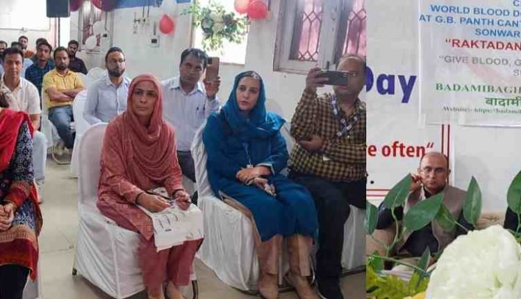 Advisor Bhatnagar inaugurates blood donation camp
