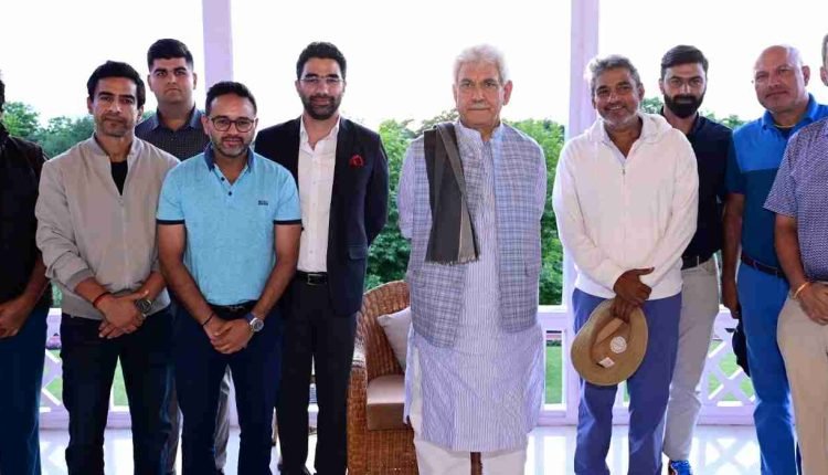 Former International Cricketers Meet Lieutenant Governor to Discuss Sports Promotion in Jammu Kashmir