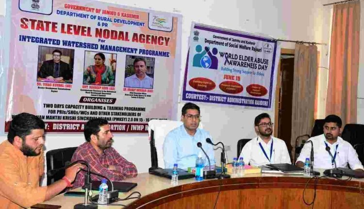 Deputy Commissioner Inaugurates 2-Day Orientation Program on Watershed Management in Rajouri