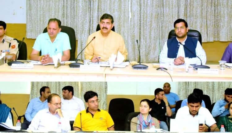 MP Jugal Kishore Sharma Reviews Central Schemes in Samba District: Progress and Achievements