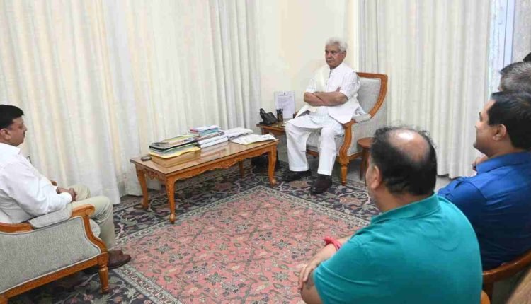 CCI Jammu Delegation Meets Lt Governor to Discuss Business Community Concerns