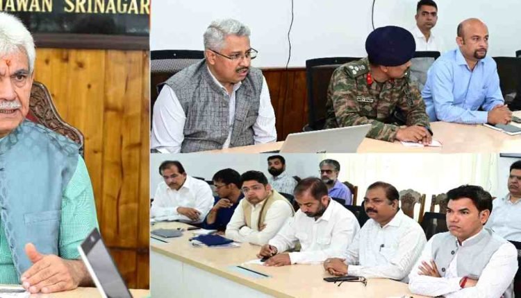 Lt Governor chairs high level meeting to review preparedness for Shri Amarnath Ji Yatra