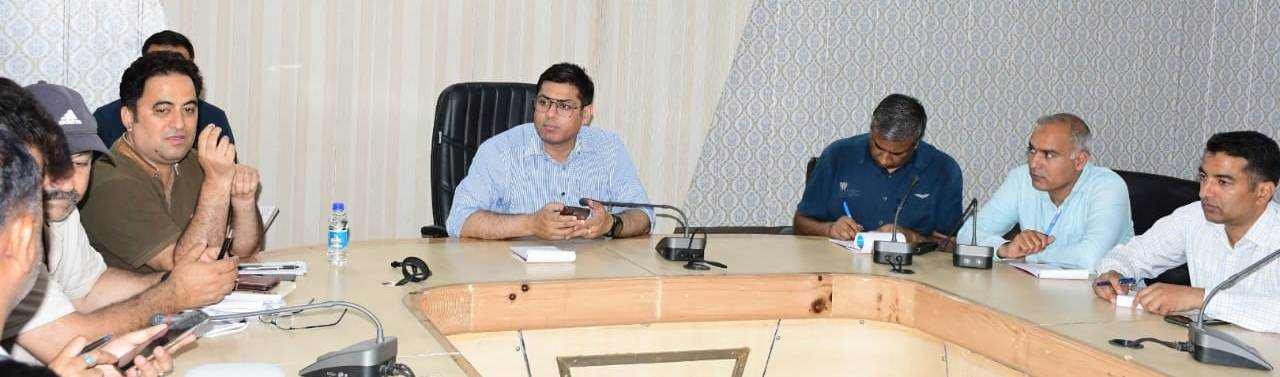 DC Rajouri holds phone-in program to address public grievances
